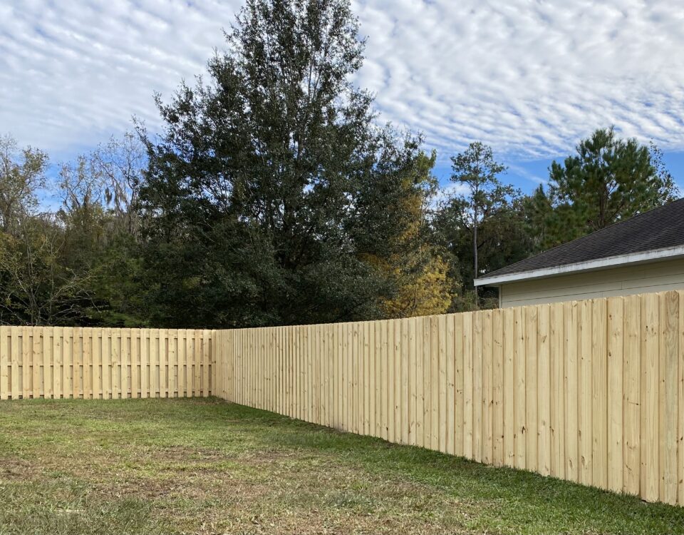 Wood Privacy Fencing Installed in Ocala Florida