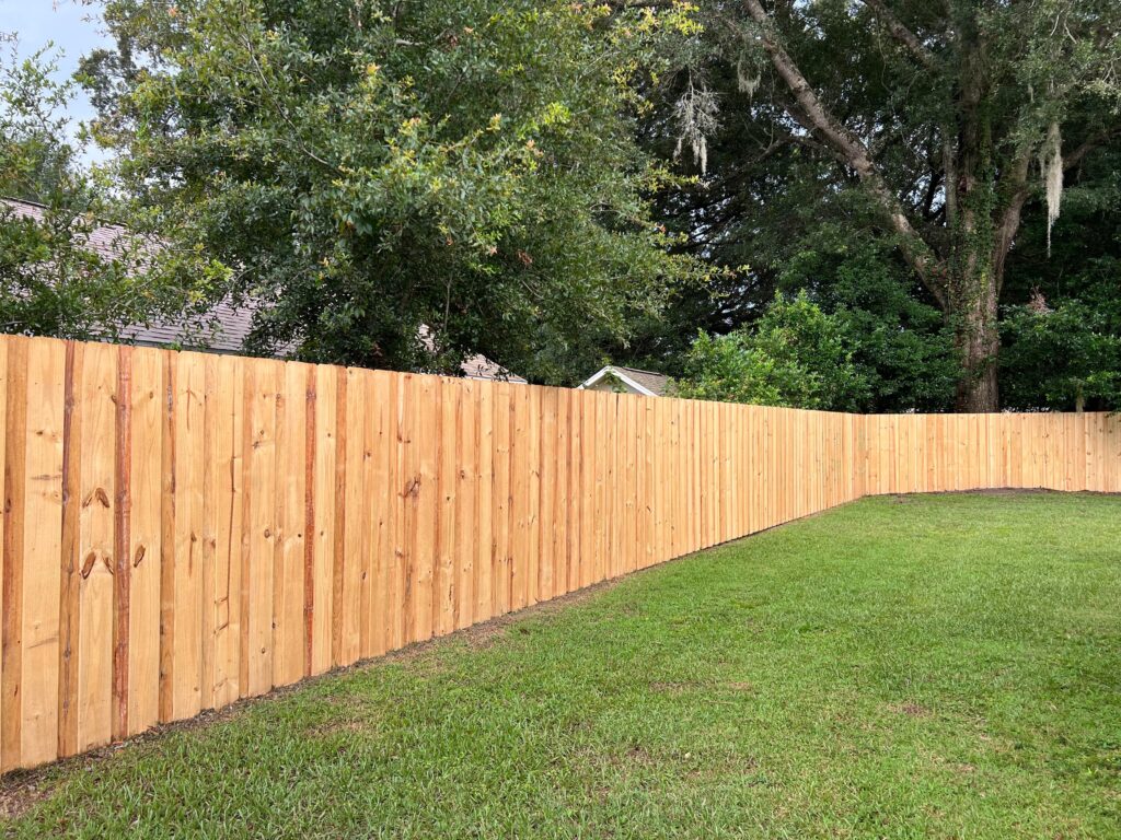 wood privacy fencing for slider in ocala florida